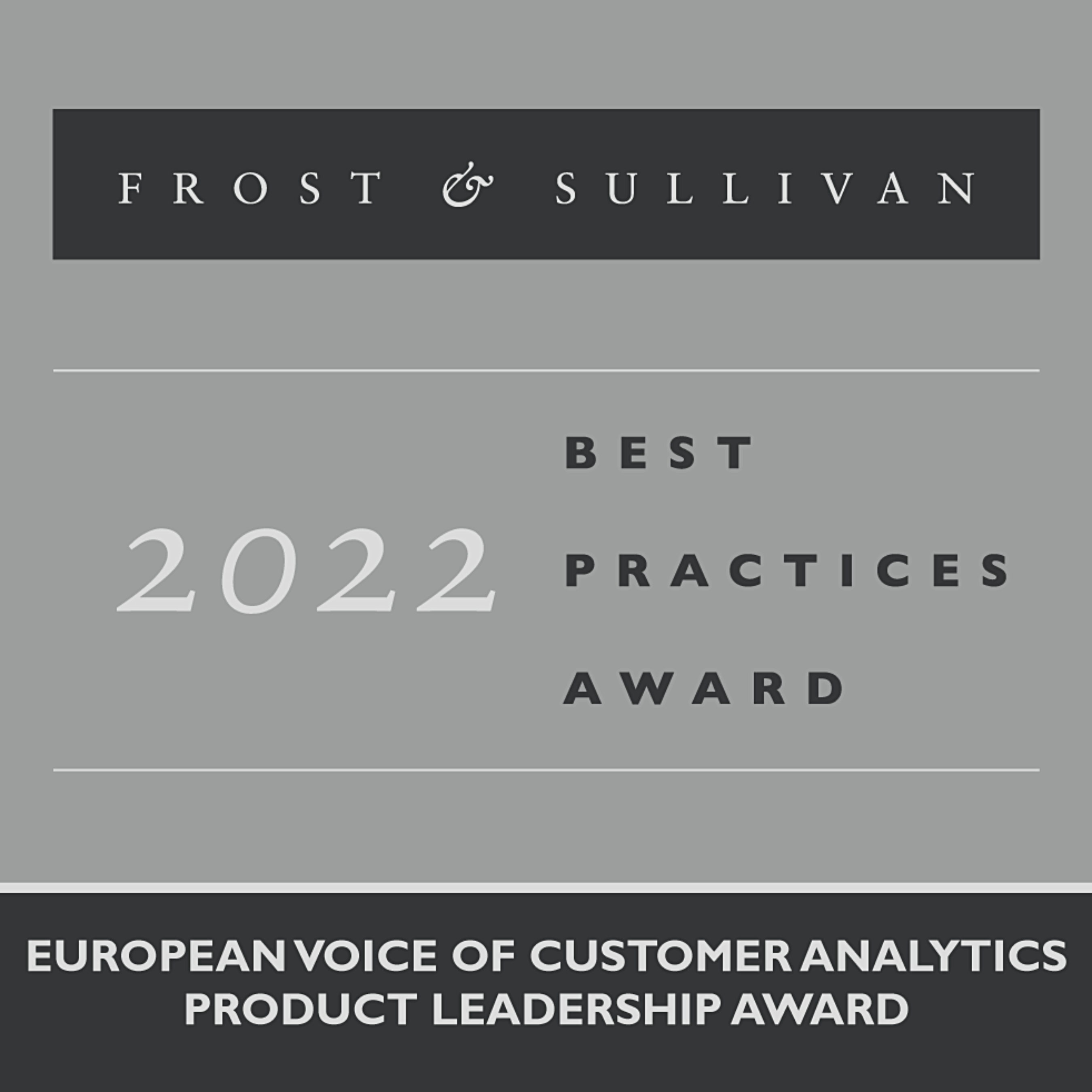 SANDSIV awarded 2022 Product Leader in European VoC Industry by Frost & Sullivan